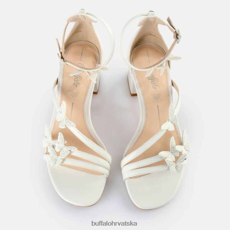 bijela Buffalo lucy sandale s leptir petom |sandale TDD6T646